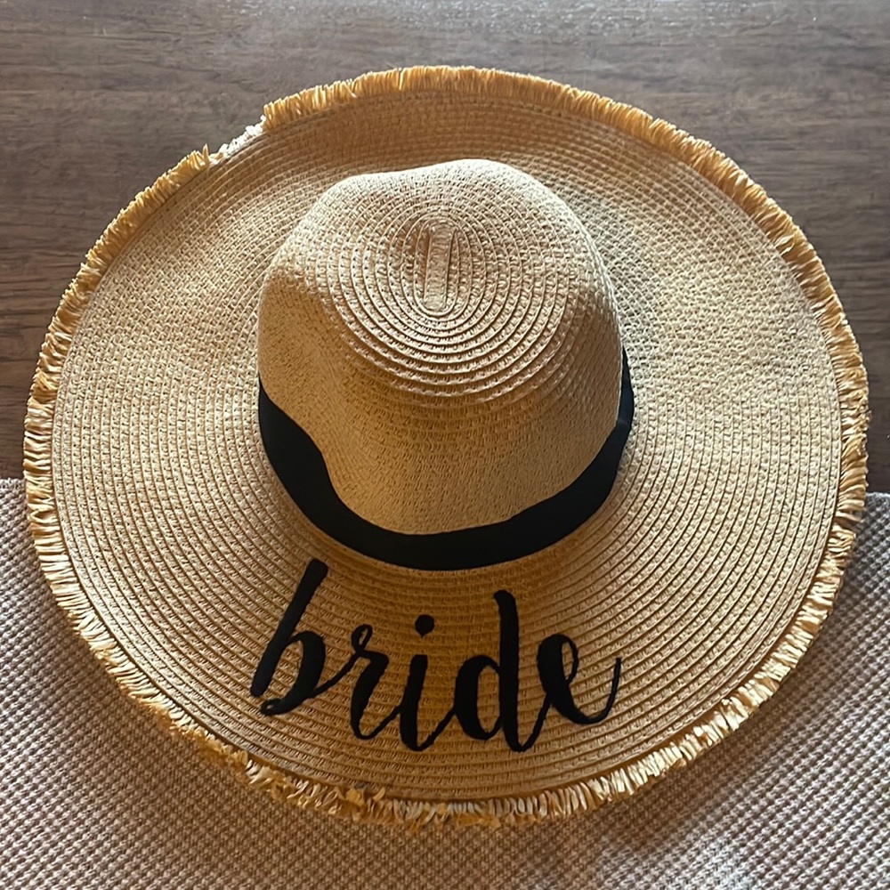 “Bride” floppy sun hat